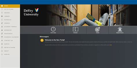 devry university student portal|my.devry.edu.